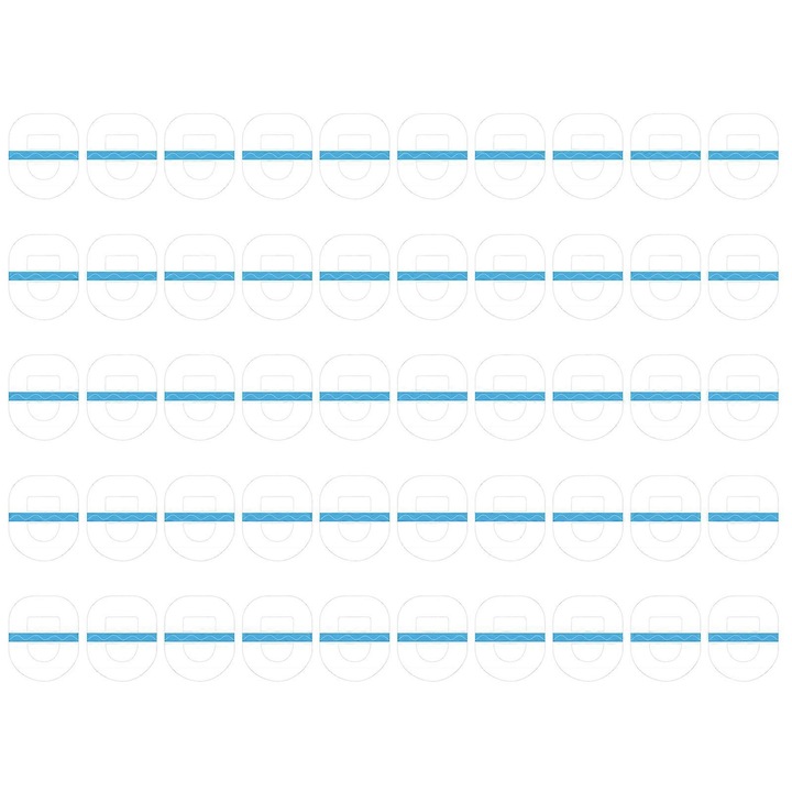 Set 30/50 bucati plasturi adezivi transparenti, impermeabili, pentru senzor Omnipod