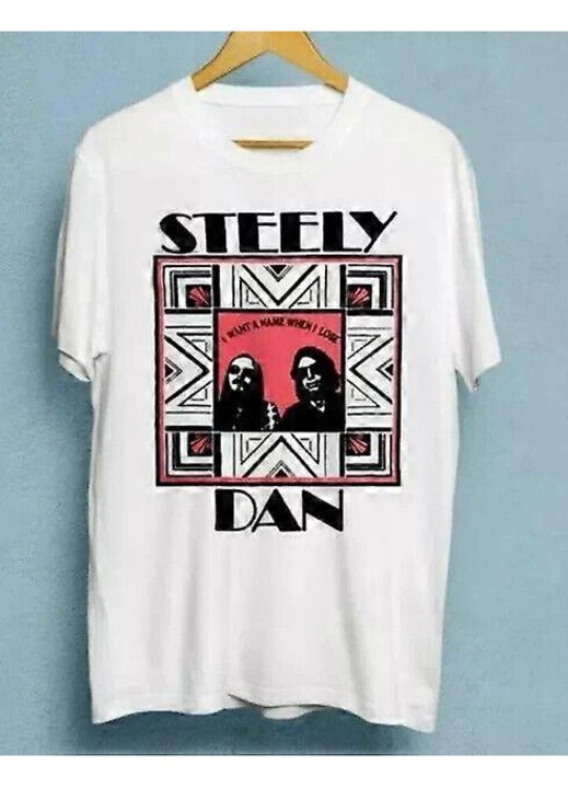 Uniszex póló, fehér, vastag pamut, egyedi tervezésű, oldalvarrások nélkül, S-3XL méretekben.