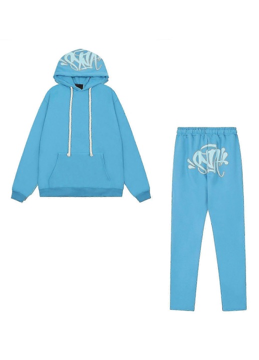 Trening lifestyle dama, albastru, satin, casual, S INTL