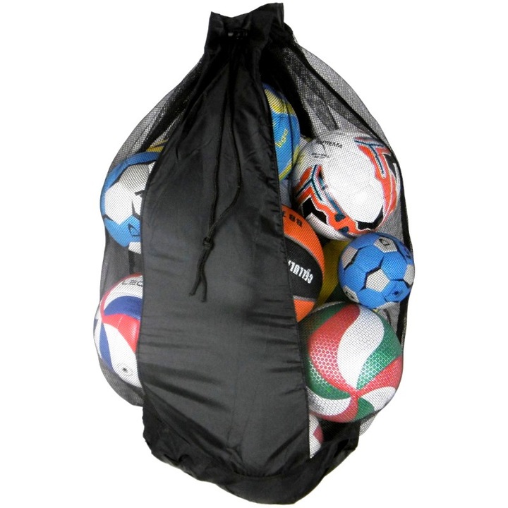 Sportlabdazsák, Legend, nejlon, 90x45cm, fekete