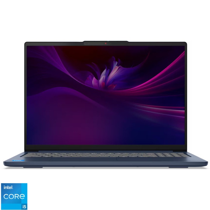 Laptop Lenovo IdeaPad Slim 5 16IRH10 cu procesor Intel® Core™ i5-13420H pana la 4.6GHz, 16" WUXGA, IPS, 24GB DDR5 RAM, 1.92 TB SSD, Intel® UHD Graphics, No OS, Cosmic Blue