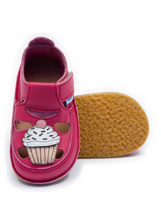 Детски боси сандали DODO Cupcake, Циклама
