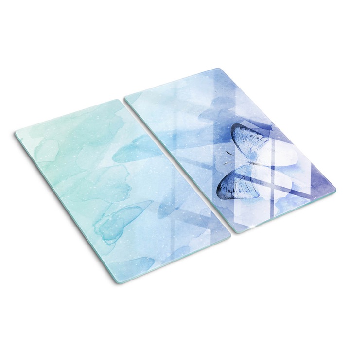 Tocatoare de bucatarie, Tulup, Fluture Albastru, Albastru, 2x30x52 cm, 010010520010000034765