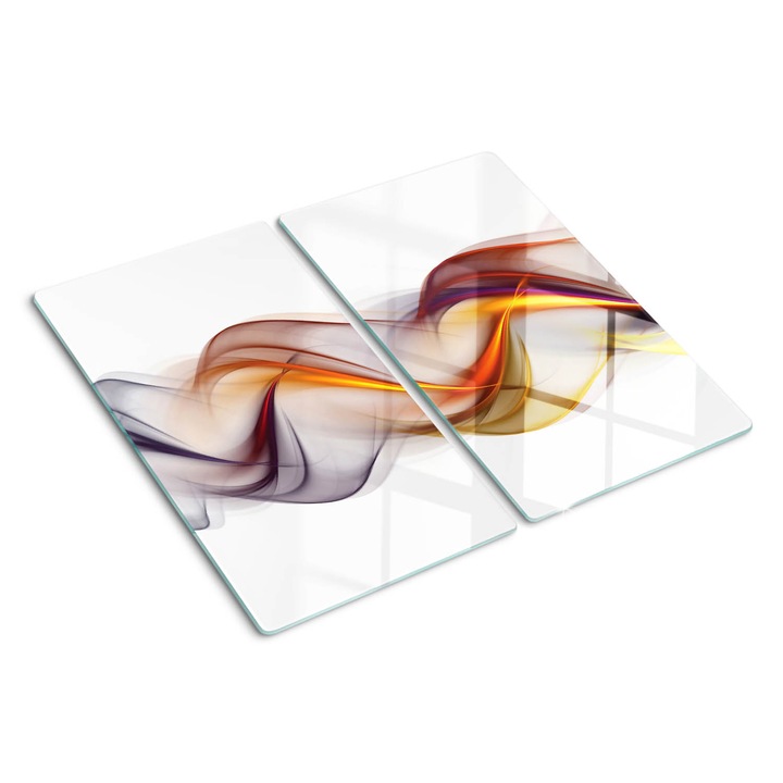 Tocatoare de bucatarie, Tulup, Valuri abstracte, Roz, 2x30x52 cm, 010010520010000004871