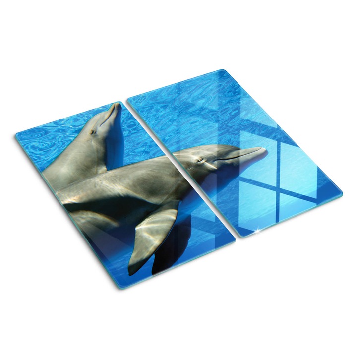 Tocatoare de bucatarie, Tulup, Delfinii, Albastru, 2x30x52 cm, 010010520010000035421