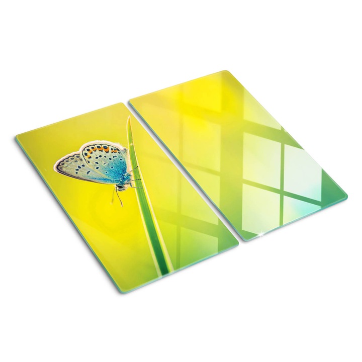 Tocatoare de bucatarie, Tulup, Fluture, Verde, 2x30x52 cm, 010010520010000035322