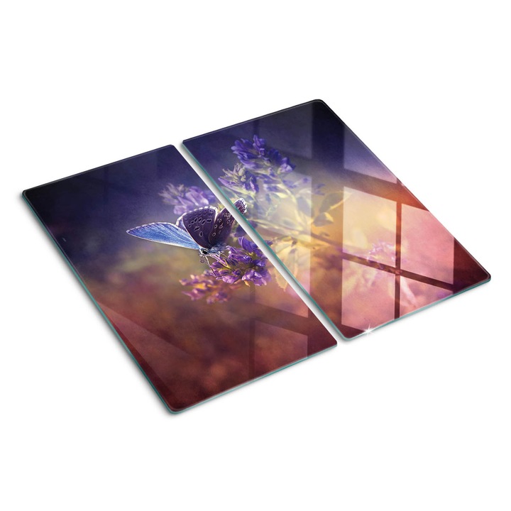 Tocatoare de bucatarie, Tulup, Fluture, Negru, 2x30x52 cm, 010010520010000034118