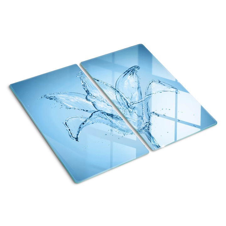 Tocatoare de bucatarie, Tulup, Floare de apa, Albastru, 2x30x52 cm, 010010520010000035376