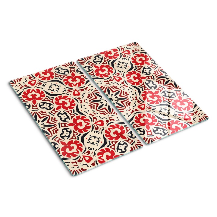 Tocatoare de bucatarie, Tulup, Model etnic, Negru, 2x30x52 cm, 010010520010000049960