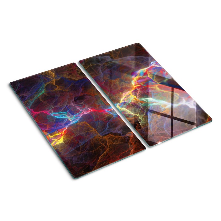 Tocatoare de bucatarie, Tulup, Fractal, Negru, 2x30x52 cm, 010010520010000049936