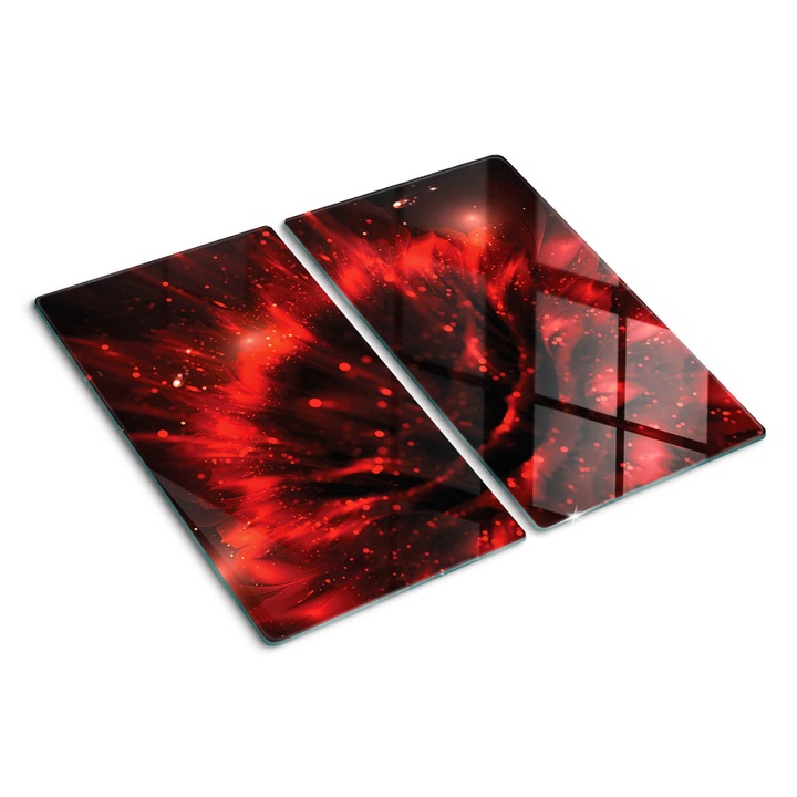 Tocatoare de bucatarie, Tulup, Dahlia Fractal, Negru, 2x30x52 cm, 010010520010000049978