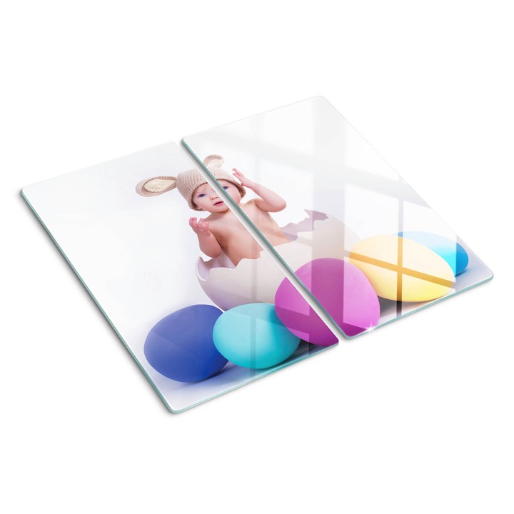 Tocatoare de bucatarie, Tulup, Pasti, Violet, 2x30x52 cm, 010010520010000050050