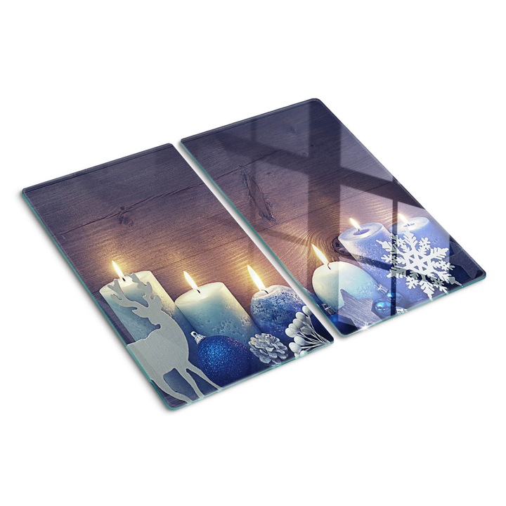 Tocatoare de bucatarie, Tulup, Decor de Craciun, Negru, 2x30x52 cm, 010010520010000050056