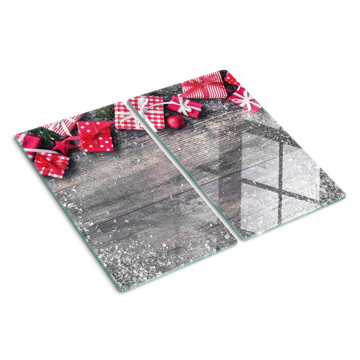 Tocatoare de bucatarie, Tulup, Craciun, Negru, 2x30x52 cm, 010010520010000050053