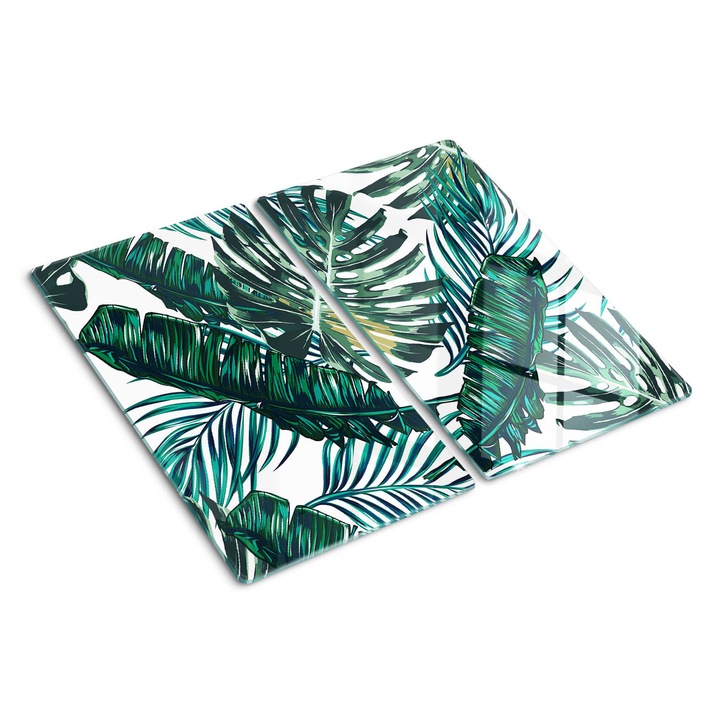 Tocatoare de bucatarie, Tulup, Frunze de palmier, Negru, 2x30x52 cm, 010010520010000050215