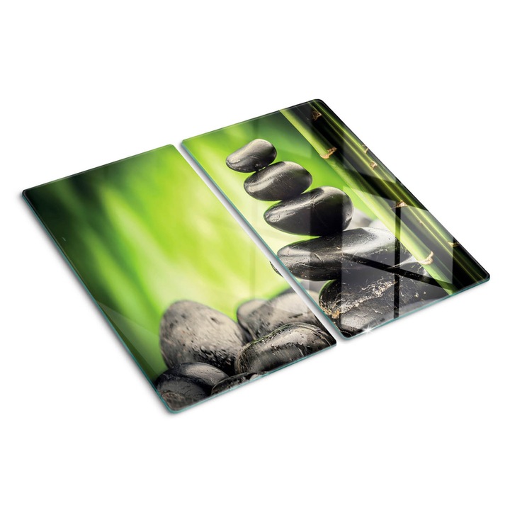 Tocatoare de bucatarie, Tulup, Pietre Zen, Negru, 2x30x52 cm, 010010520010000000571