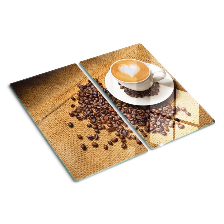 Tocatoare de bucatarie, Tulup, Boabe de cafea Latte, Negru, 2x30x52 cm, 010010520010000050352