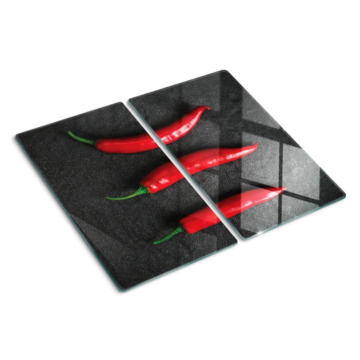 Tocatoare de bucatarie, Tulup, Piatra de ardei iute, Negru, 2x30x52 cm, 010010520010000050396