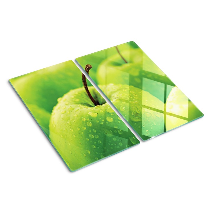 Tocatoare de bucatarie, Tulup, Picaturi de mere, Verde, 2x30x52 cm, 010010520010000050408