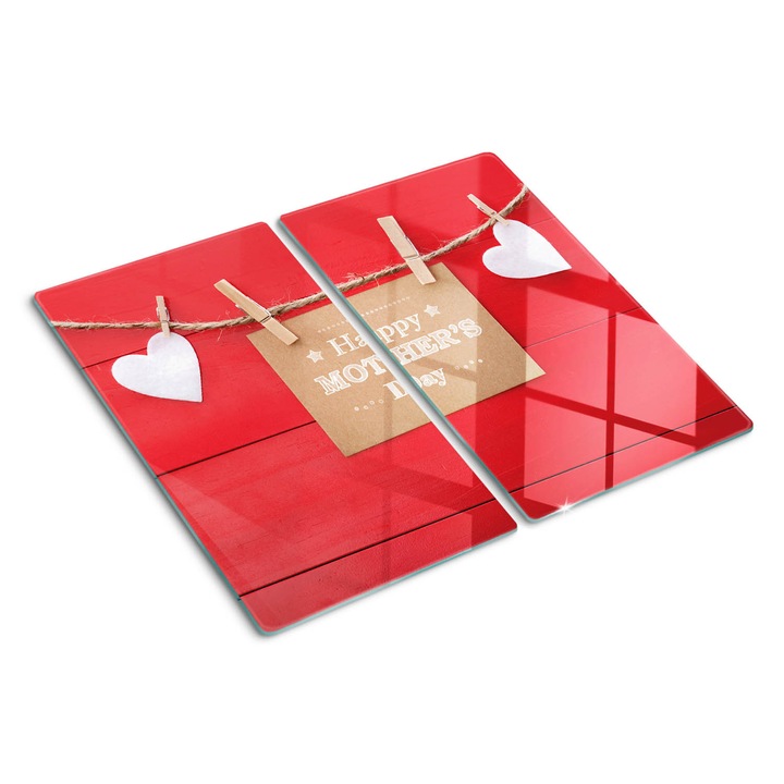 Tocatoare de bucatarie, Tulup, Ziua Mamei, Rosu, 2x30x52 cm, 010010520010000050047