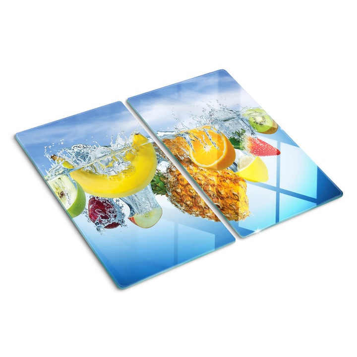 Tocatoare de bucatarie, Tulup, Apa de fructe, Albastru, 2x30x52 cm, 010010520010000050377