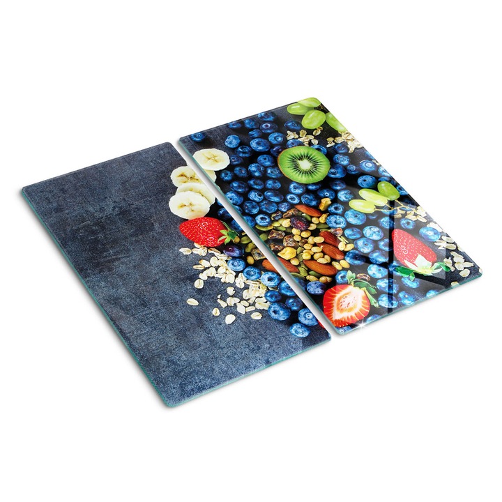 Tocatoare de bucatarie, Tulup, Fructe Fructe de padure, Negru, 2x30x52 cm, 010010520010000050424