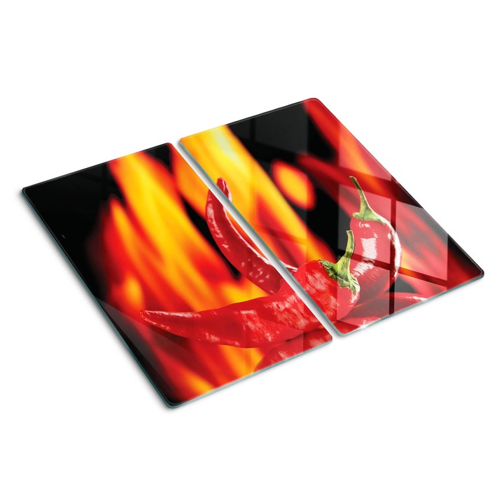 Tocatoare de bucatarie, Tulup, Ardei iute, Rosu, 2x30x52 cm, 010010520010000010258