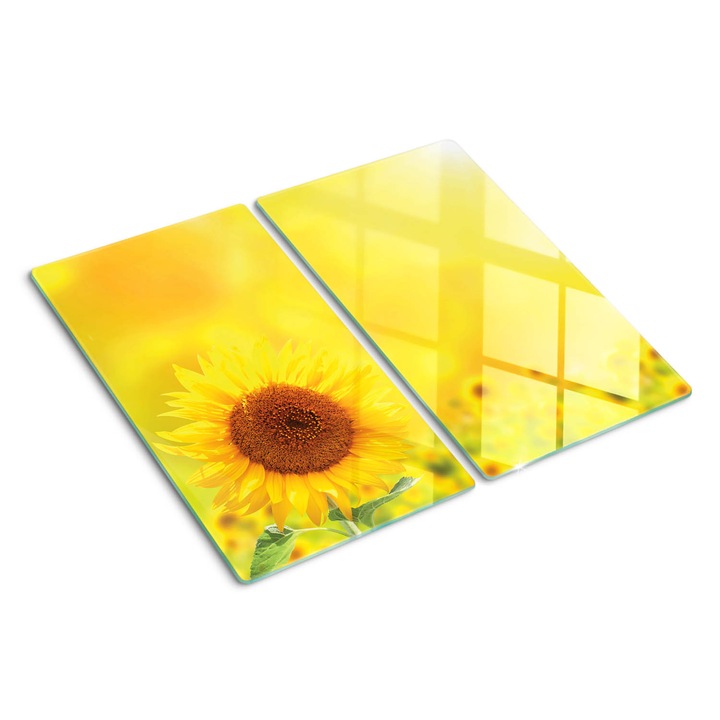 Tocatoare de bucatarie, Tulup, Floarea soarelui galbena, Galben, 2x30x52 cm, 010010520010000034400