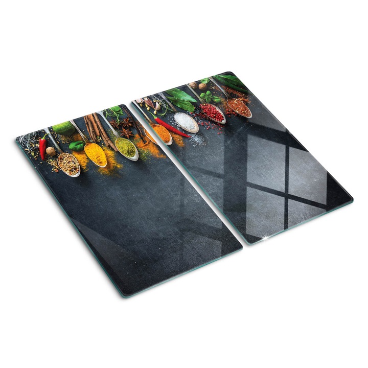 Tocatoare de bucatarie, Tulup, Condimente, Negru, 2x30x52 cm, 010010520010000050495