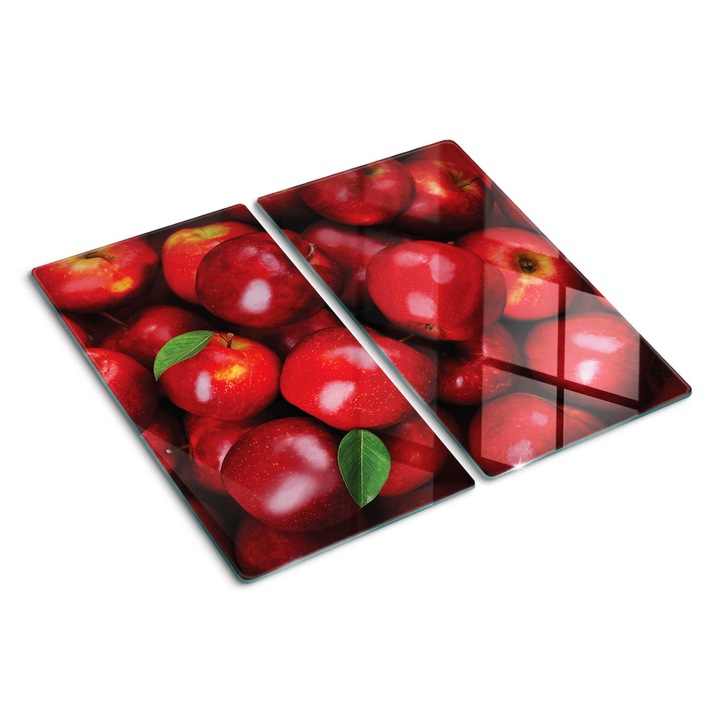 Tocatoare de bucatarie, Tulup, Merele rosii, Rosu, 2x30x52 cm, 010010520010000050393