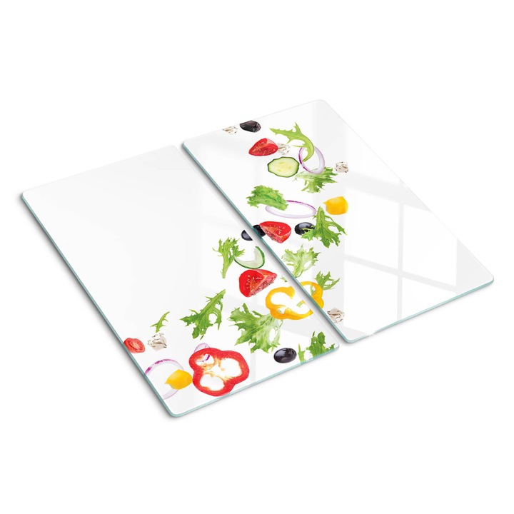 Tocatoare de bucatarie, Tulup, Salata de legume, Verde, 2x30x52 cm, 010010520010000050372