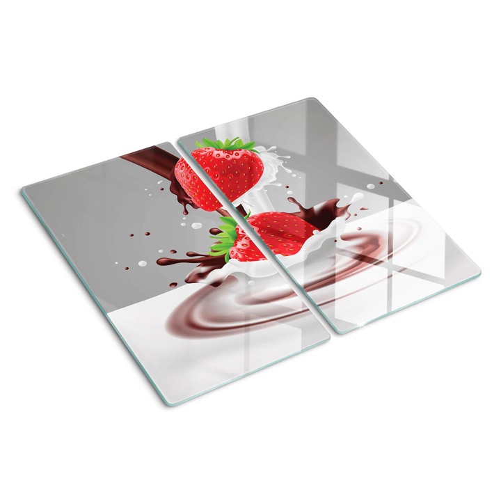 Tocatoare de bucatarie, Tulup, Lapte de capsuni, Rosu, 2x30x52 cm, 010010520010000050370