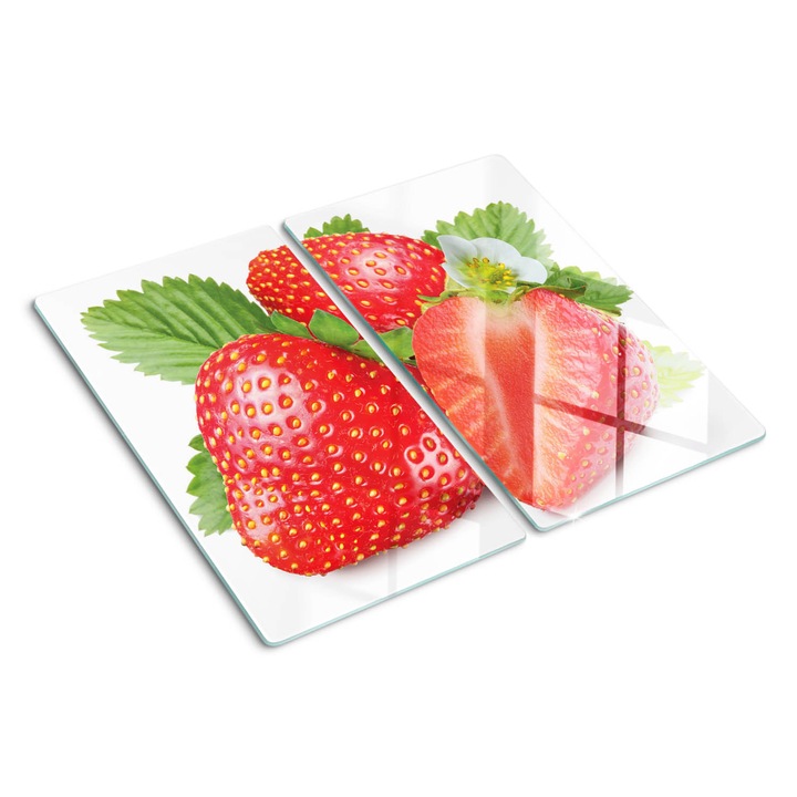 Tocatoare de bucatarie, Tulup, Capsuni, Rosu, 2x30x52 cm, 010010520010000050490