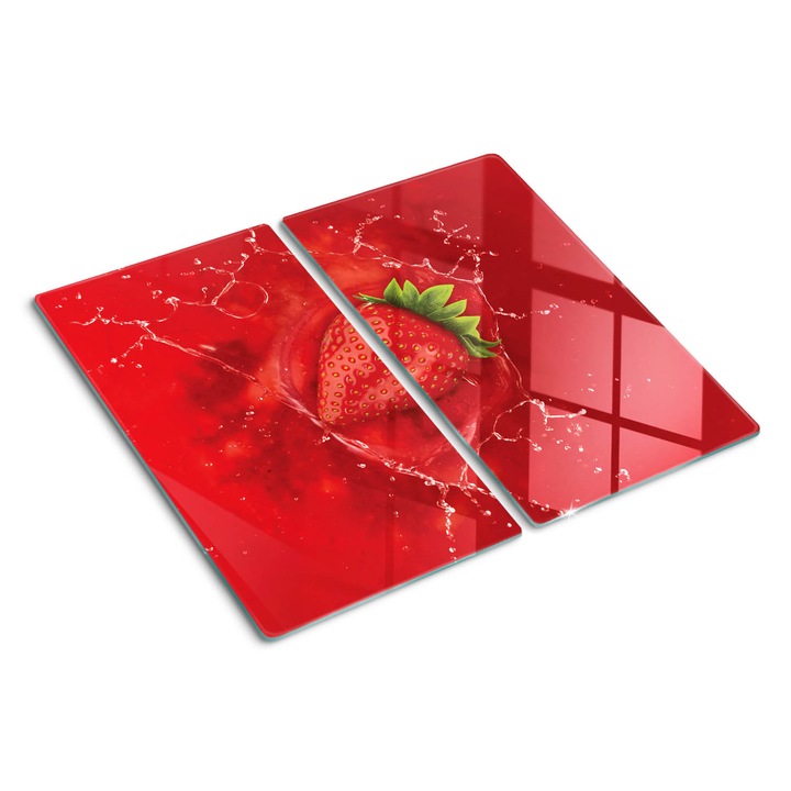 Tocatoare de bucatarie, Tulup, Apa de Capsuni, Rosu, 2x30x52 cm, 010010520010000050411