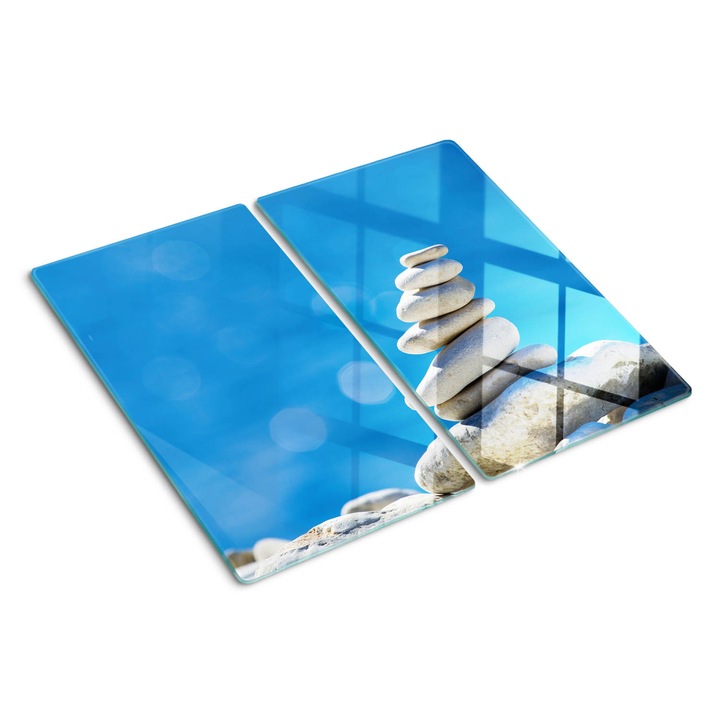 Tocatoare de bucatarie, Tulup, Pietre, Albastru, 2x30x52 cm, 010010520010000035185