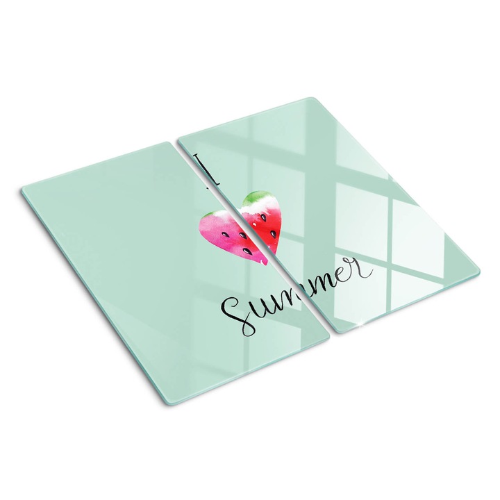Tocatoare de bucatarie, Tulup, Card de pepene verde, Verde, 2x30x52 cm, 010010520010000050526