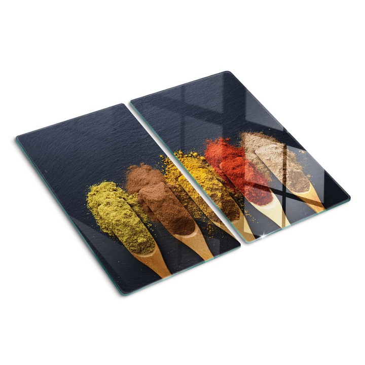 Tocatoare de bucatarie, Tulup, Condimente, Negru, 2x30x52 cm, 010010520010000050465