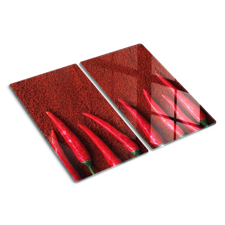 Tocatoare de bucatarie, Tulup, Ardei iute, Rosu, 2x30x52 cm, 010010520010000050527