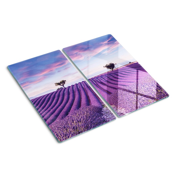 Tocatoare de bucatarie, Tulup, Camp de lavanda, Violet, 2x30x52 cm, 010010520010000034846