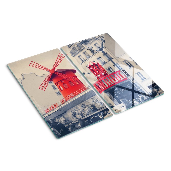 Tocatoare de bucatarie, Tulup, Moulin Rouge, Rosu, 2x30x52 cm, 010010520010000050744