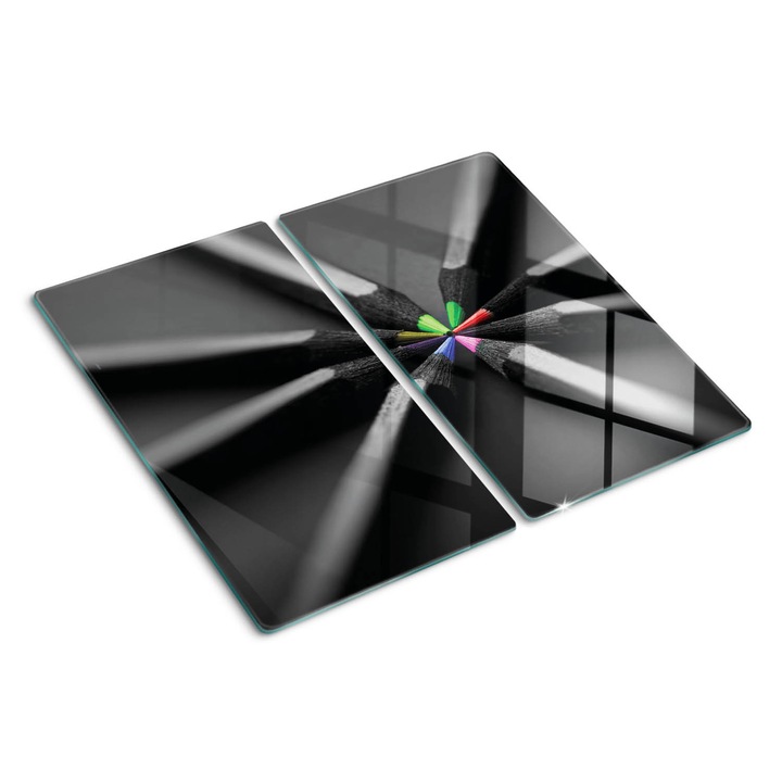 Tocatoare de bucatarie, Tulup, Creioane negre, Negru, 2x30x52 cm, 010010520010000050655