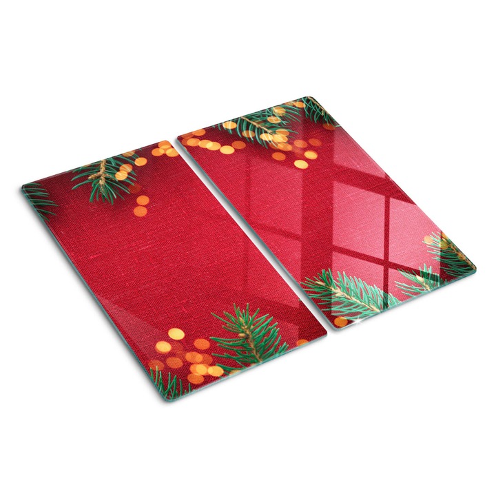 Tocatoare de bucatarie, Tulup, Craciun, Rosu, 2x30x52 cm, 010010520010000050084