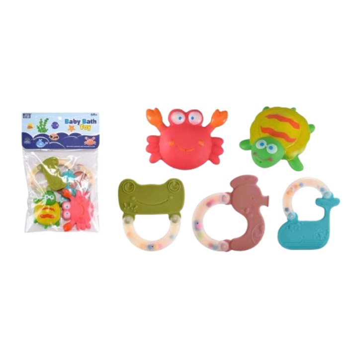 Babajátékok, csörgők, Gumiállatok, 22x24 cm