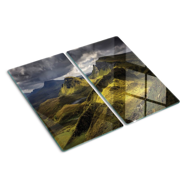 Tocatoare de bucatarie, Tulup, Quiraing Scotia, Negru, 2x30x52 cm, 010010520010000034873