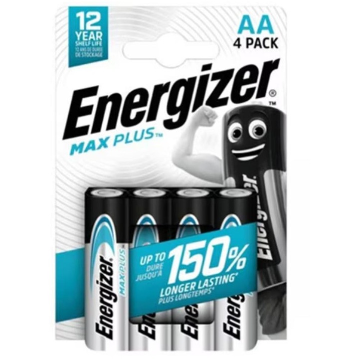 Set 3 x 4 Baterii Alcaline AA/R6 Energizer Max Plus