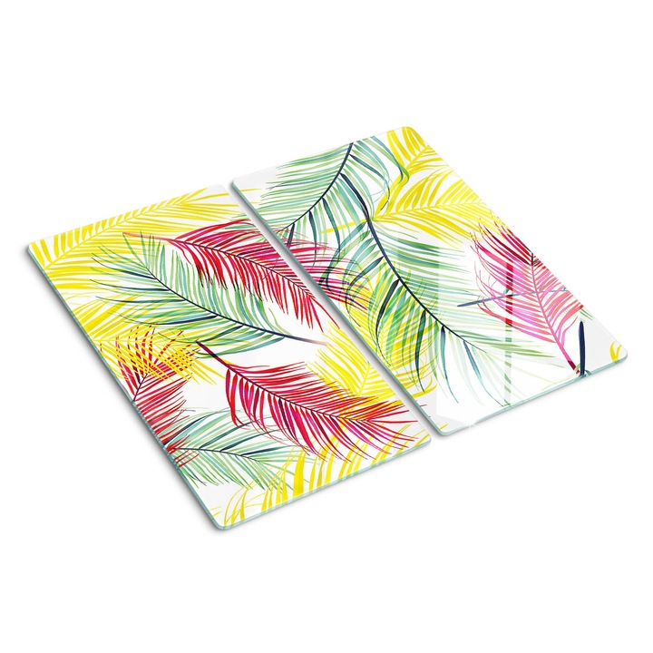 Tocatoare de bucatarie, Tulup, Frunze de palmier, Verde, 2x30x52 cm, 010010520010000050194