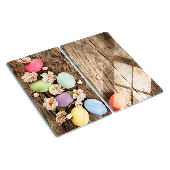 Tocatoare de bucatarie, Tulup, oua de Paste, Negru, 2x30x52 cm, 010010520010000050063