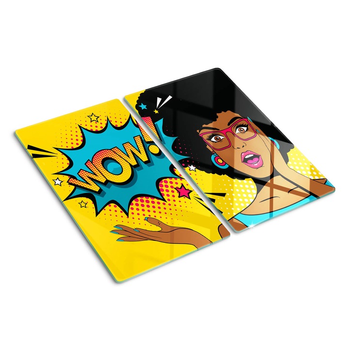 Tocatoare de bucatarie, Tulup, Wow!, Negru, 2x30x52 cm, 010010520010000049984