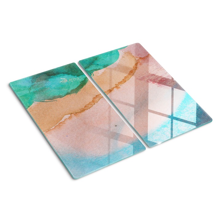 Tocatoare de bucatarie, Tulup, Fundal Grungy, Rosu, 2x30x52 cm, 010010520010000049959