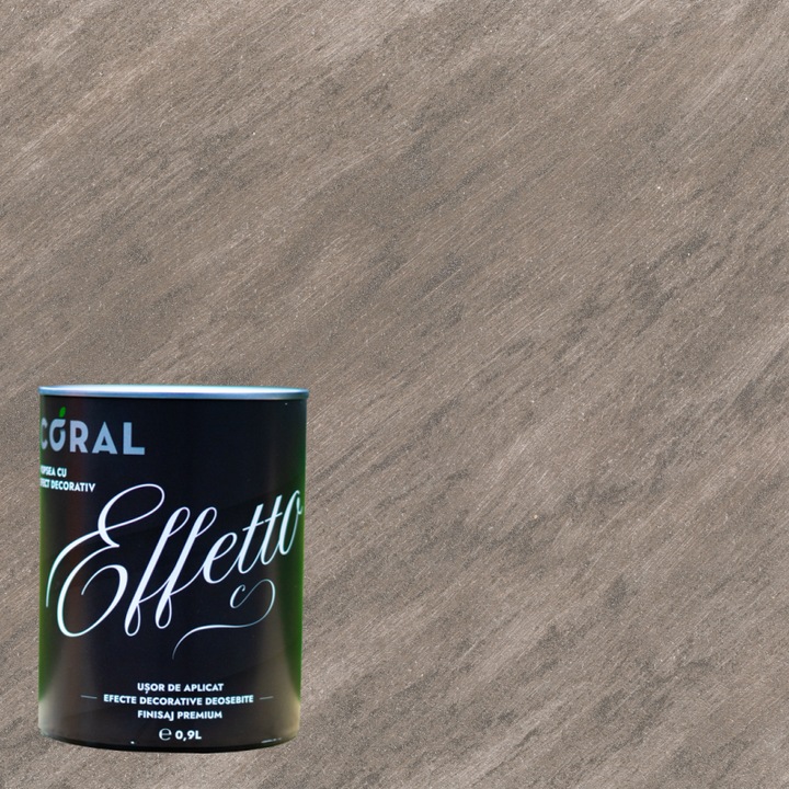 Vopsea decorativa, Coral Effetto Tivoli 0.9 l